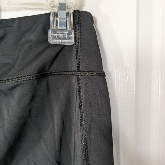 Victoria's Secret Sporty Full Length Black Zipper Leg Detail Leggings Size Large - Picture 5 of 5